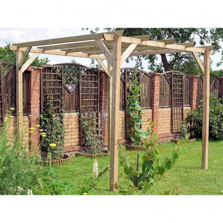 Pergola di legno Bergamo, 300 x 300 cm