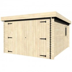 Garage in legno Gala 28mm, 326 x 480 cm, 15.58m²