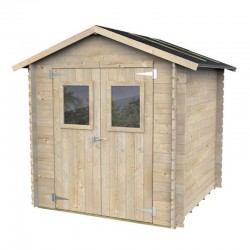 Casetta di legno modello Hobby 19 mm, 198 x 198 cm, 3.1 m²