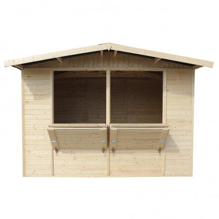 Chiosco in legno Mateo, 17 mm, 303x199 cm, 6m²