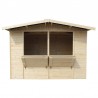 Chiosco in legno Mateo, 17 mm, 303x199 cm, 6m²