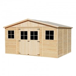 Casetta di legno Vladimir, 17 mm. 401x297 cm. 11,9 m²
