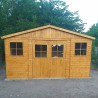 Casetta di legno Vladimir, 17 mm. 401x297 cm. 11,9 m²