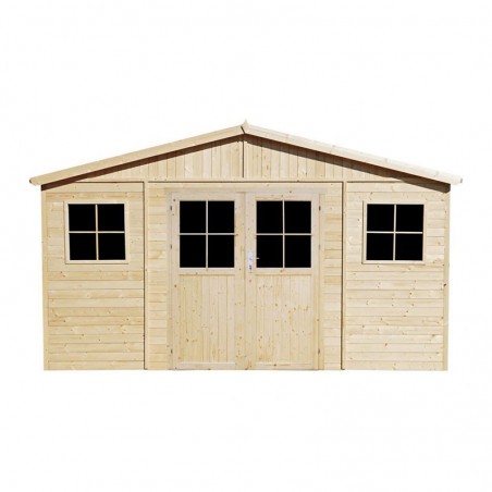 Casetta di legno Vladimir, 17 mm. 401x297 cm. 11,9 m²