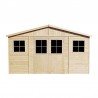 Casetta di legno Vladimir, 17 mm. 401x297 cm. 11,9 m²