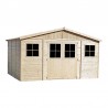 Casetta di legno Vladimir, 17 mm. 401x297 cm. 11,9 m²