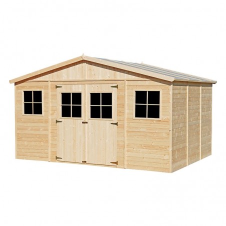 Casetta di legno Vladimir, 17 mm. 401x297 cm. 11,9 m²