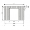 Misure mini casa di legno Studio Como 11 m²