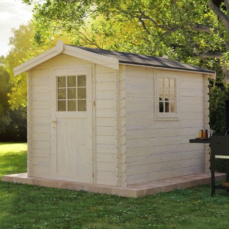 Casetta in legno da giardino Pisa 25 mm, 214 x 310 cm. 6,63m²