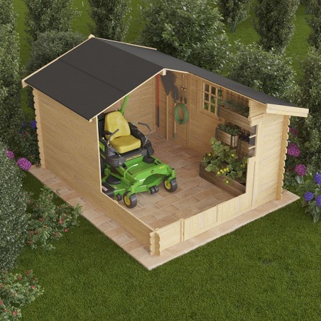 Casetta in legno Siena 25 mm, 310 x 407. 12,62m²