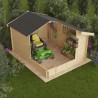 Casetta in legno Siena 25 mm, 310 x 407. 12,62m²