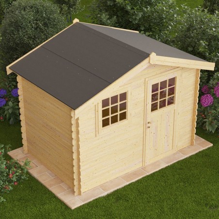 Casetta di legno Lucca 25 mm, 310 x 210 cm. 6,5m²