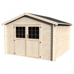 Casetta di legno Flovene. 28mm, 326x326cm. 10,63m²