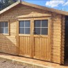 Casetta di legno Torcal. 34 mm, 400 x 300 cm. 11,86 m²