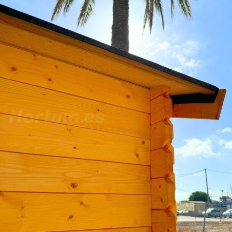 Casetta di legno Torcal. 34 mm, 400 x 300 cm. 11,86 m²