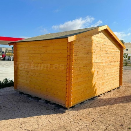 Casetta di legno Torcal. 34 mm, 400 x 300 cm. 11,86 m²