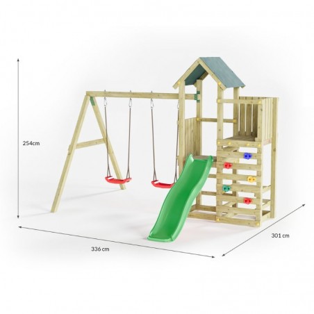 Parco Giochi In Legno Chester 336x301x254 cm