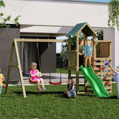 Parco Giochi In Legno Chester 336x301x254 cm