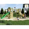 Parco Giochi In Legno Maxi Funny Exposure 525x398x210 cm