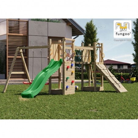 Parco Giochi In Legno Maxi Funny Exposure 525x398x210 cm