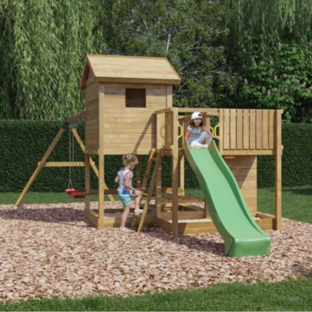 Parco Giochi In Legno Mars 525x398x210 cm