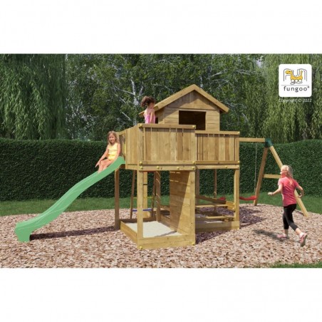 Parco Giochi In Legno Mars 525x398x210 cm