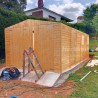 Garage di legno Mikhail II 17 mm, 300x600 cm, 18m² - M102