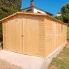 Garage di legno Mikhail II 17 mm, 300x600 cm, 18m² - M102