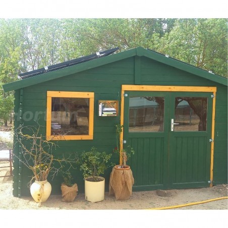 Casetta di legno Torcal. 34 mm, 400 x 300 cm. 11,86 m²