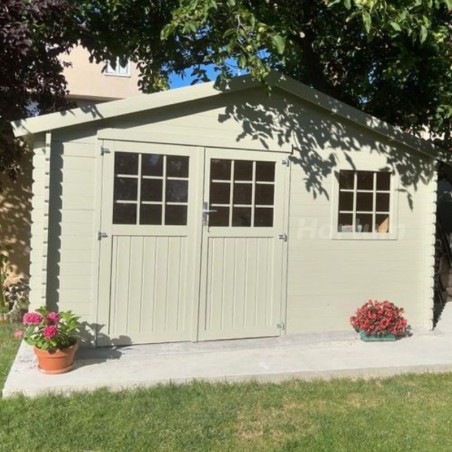 Casetta de giardino Torcal. 34 mm, 400 x 300 cm. 11,86 m²