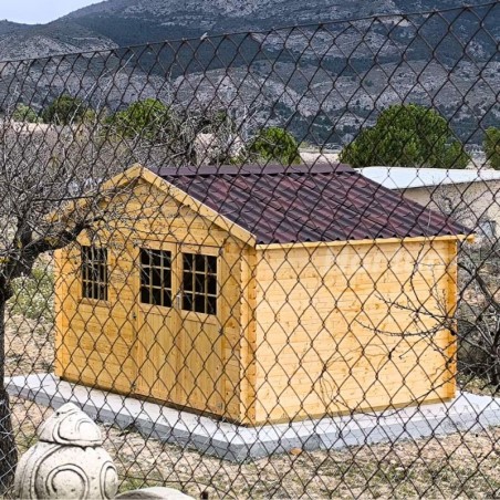 Casetta di legno Torcal. 34 mm, 4 x 3 m. 12 m²