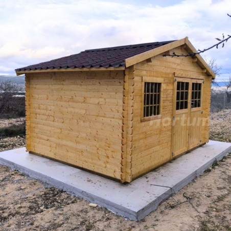 Casetta di legno Torcal. 34 mm, 4 x 3 m. 12 m²