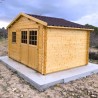 Casetta di legno Torcal. 34 mm, 4 x 3 m. 12 m²