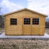 Casetta di legno Torcal. 34 mm, 4 x 3 m. 12 m²