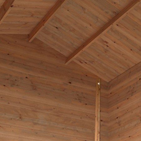 Casetta Arisa impregnata, 28mm, 250 x 250 cm. 6,25m²