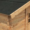 Casetta Arisa impregnata, 28mm, 250 x 250 cm. 6,25m²