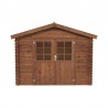 Casetta Arisa impregnata, 28mm, 250 x 250 cm. 6,25m²