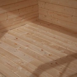 Pavimento di legno per la Casetta Valencia