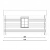 Misure casetta Valencia. 40mm, 400x400 cm. 16 m²