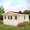 Casetta da giardino Lavinia. 44mm, 500x500 cm. 25 m²