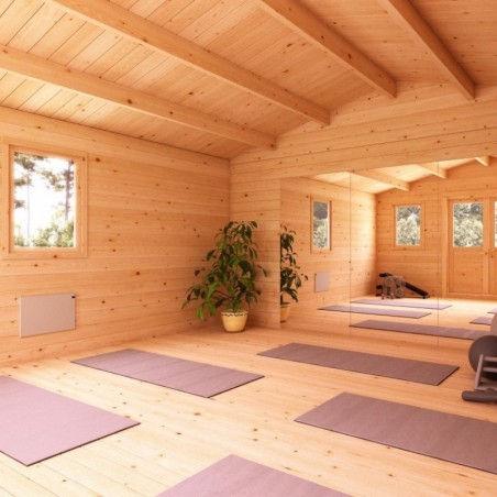 Casetta da giardino Lavinia. 44mm, 500x500 cm. 25 m²