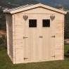 Casetta da giardino Giada. 19mm, 180 x 130 cm. 2,34m²