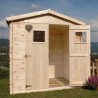 Casetta da giardino Giada. 19mm, 180 x 130 cm. 2,34m²