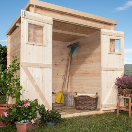Casetta di legno Birba. 19mm, 200 x 200 cm. 4m²