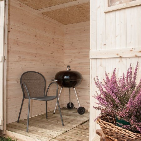 Casetta di legno Birba. 19mm, 200 x 200 cm. 4m²