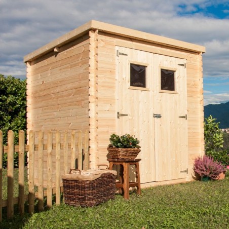 Casetta di legno Birba. 19mm, 200 x 200 cm. 4m²