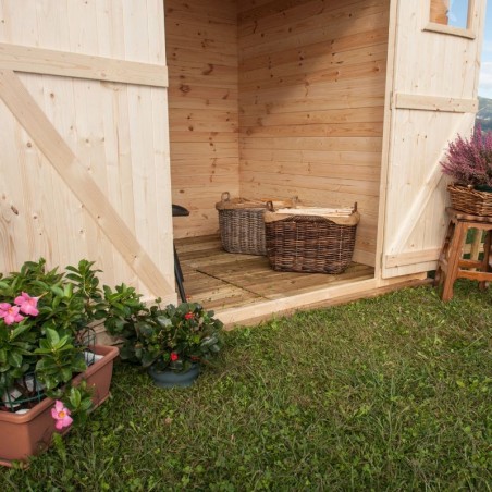 Casetta di legno Birba. 19mm, 200 x 200 cm. 4m²