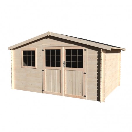 Casetta in legno Valeria 34 mm, 400 x 300 cm, 11.86 m²